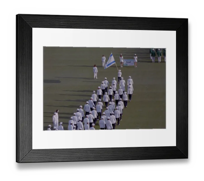 Framed Print : 1984 Summer Olympics - Opening Ceremony Framed Print : 1984 Summer Olympics - Opening Ceremony