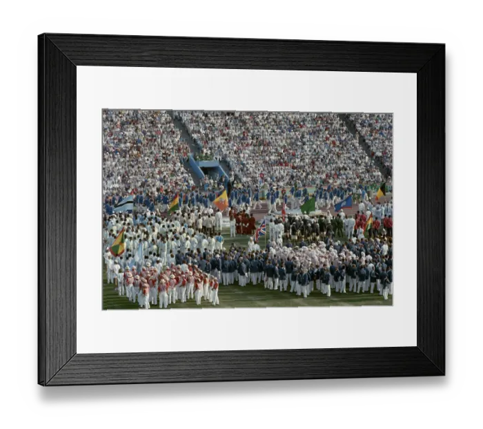 Framed Print : 1984 Summer Olympics - Opening Ceremony Framed Print : 1984 Summer Olympics - Opening Ceremony