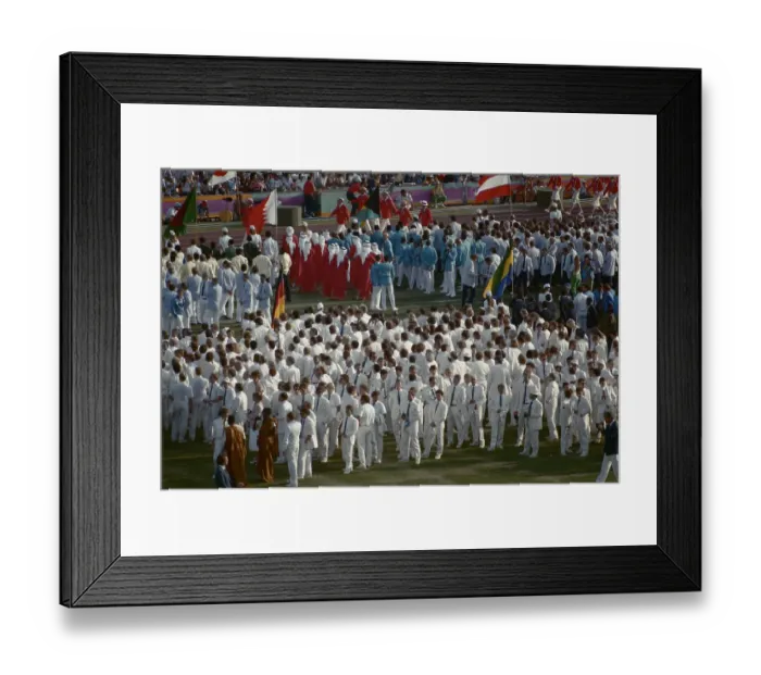 Framed Print : 1984 Summer Olympics - Opening Ceremony Framed Print : 1984 Summer Olympics - Opening Ceremony