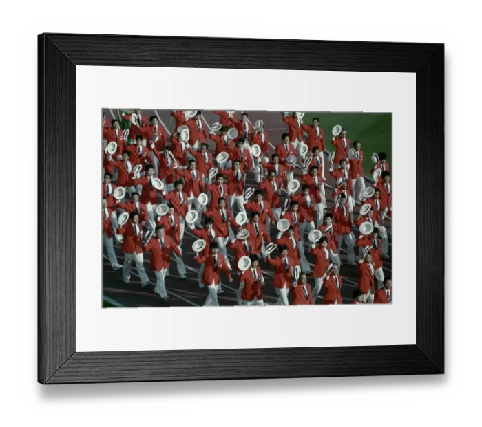 Framed Print : 1984 Summer Olympics - Opening Ceremony Framed Print : 1984 Summer Olympics - Opening Ceremony