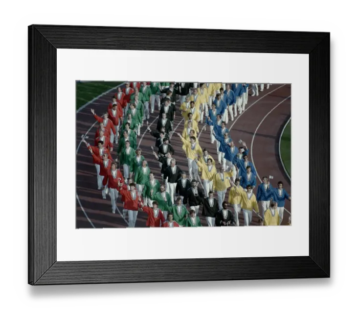 Framed Print : 1984 Summer Olympics - Opening Ceremony Framed Print : 1984 Summer Olympics - Opening Ceremony