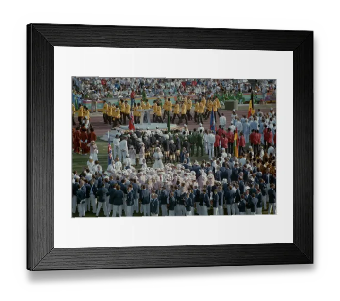 Framed Print : 1984 Summer Olympics - Opening Ceremony Framed Print : 1984 Summer Olympics - Opening Ceremony