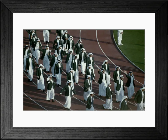 Framed Print : 1984 Summer Olympics - Opening Ceremony Framed Print : 1984 Summer Olympics - Opening Ceremony