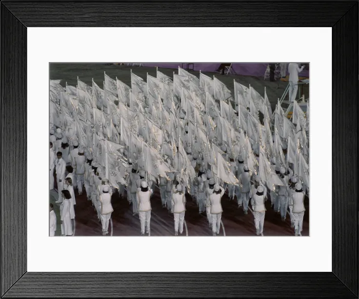Framed Print : 1984 Summer Olympics - Opening Ceremony Framed Print : 1984 Summer Olympics - Opening Ceremony