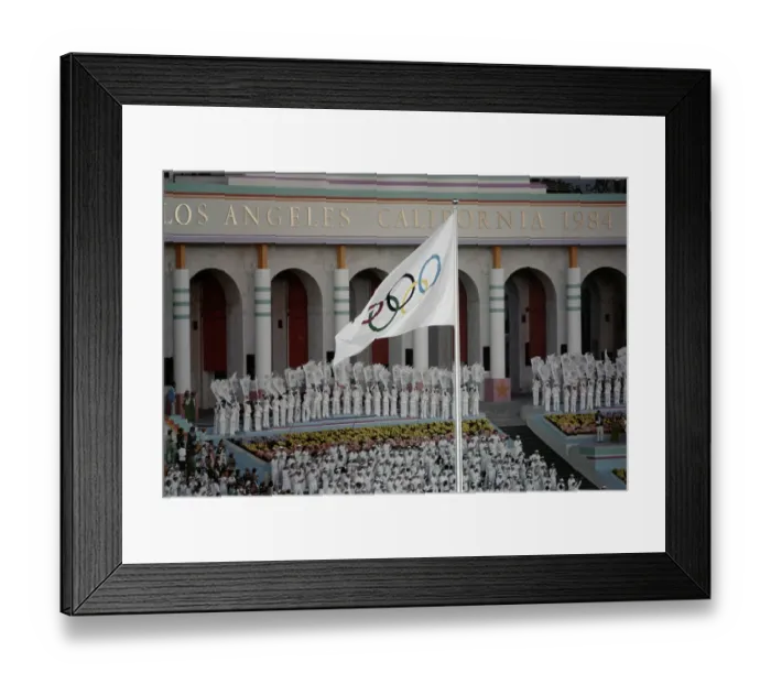 Framed Print : 1984 Summer Olympics - Opening Ceremony Framed Print : 1984 Summer Olympics - Opening Ceremony