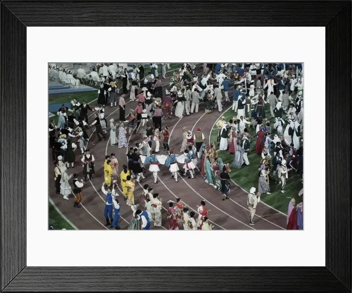 Framed Print : 1984 Summer Olympics - Opening Ceremony Framed Print : 1984 Summer Olympics - Opening Ceremony