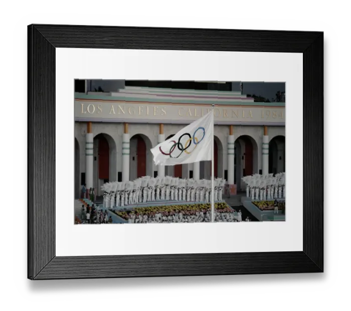 Framed Print : 1984 Summer Olympics - Opening Ceremony Framed Print : 1984 Summer Olympics - Opening Ceremony
