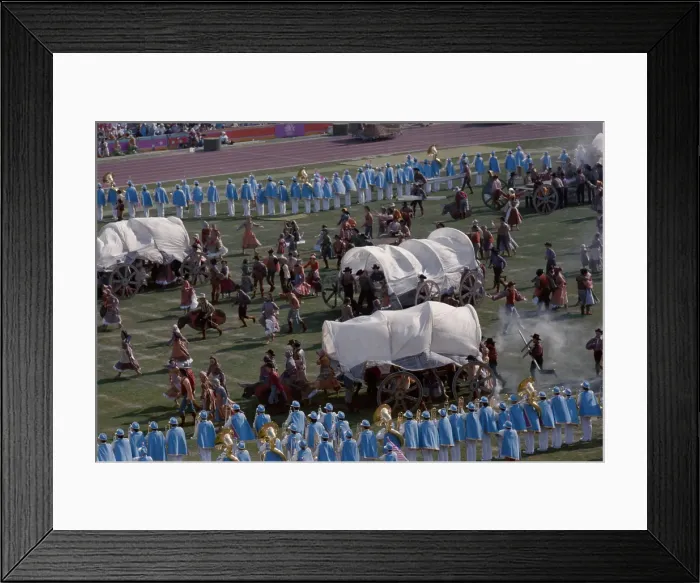 Framed Print : 1984 Summer Olympics - Opening Ceremony Framed Print : 1984 Summer Olympics - Opening Ceremony