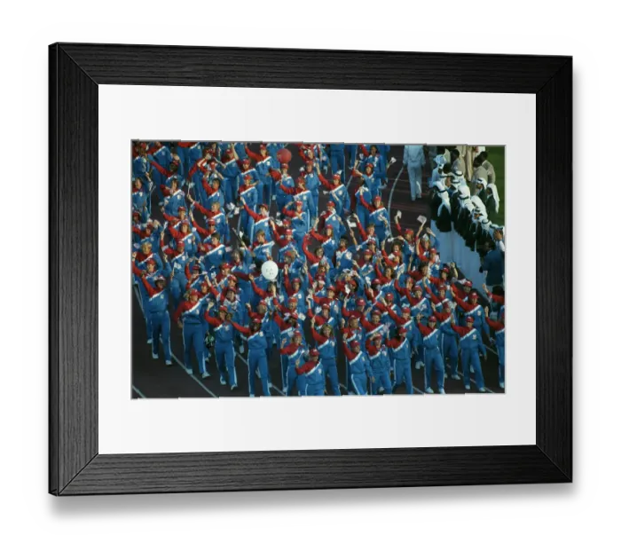 Framed Print : 1984 Summer Olympics - Opening Ceremony Framed Print : 1984 Summer Olympics - Opening Ceremony