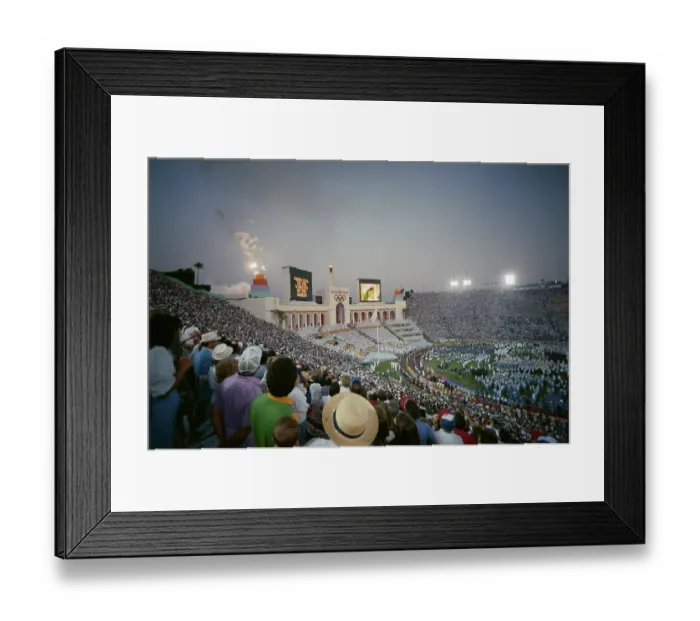 Framed Print : 1984 Summer Olympics - Opening Ceremony Framed Print : 1984 Summer Olympics - Opening Ceremony