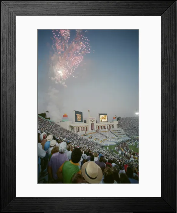 Framed Print : 1984 Summer Olympics - Opening Ceremony Framed Print : 1984 Summer Olympics - Opening Ceremony
