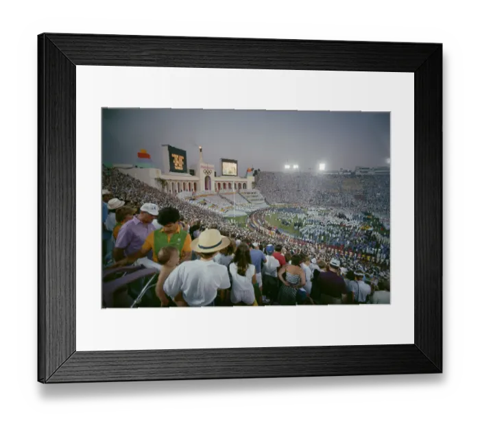 Framed Print : 1984 Summer Olympics - Opening Ceremony Framed Print : 1984 Summer Olympics - Opening Ceremony