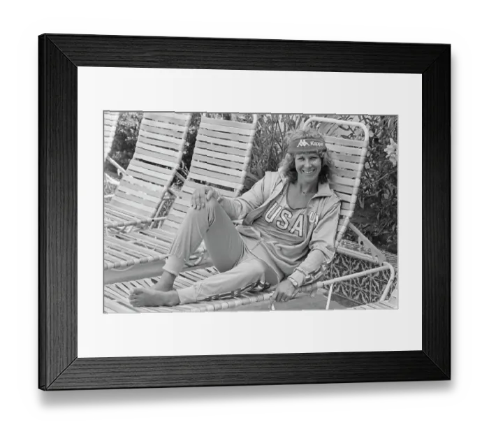 Framed Print : 1984 Summer Olympics - Missy Kane, American Middle-Distance Runner Framed Print : 1984 Summer Olympics - Missy Kane, American Middle-Distance Runner