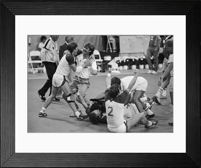 Framed Print : 1984 Summer Olympics - Men's Handball Framed Print : 1984 Summer Olympics - Men's Handball