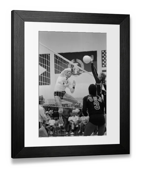 Framed Print : 1984 Summer Olympics - Women's Volleyball Framed Print : 1984 Summer Olympics - Women's Volleyball