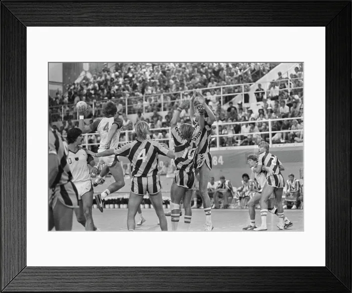 Framed Print : 1984 Summer Olympics - Men's Handball Framed Print : 1984 Summer Olympics - Men's Handball
