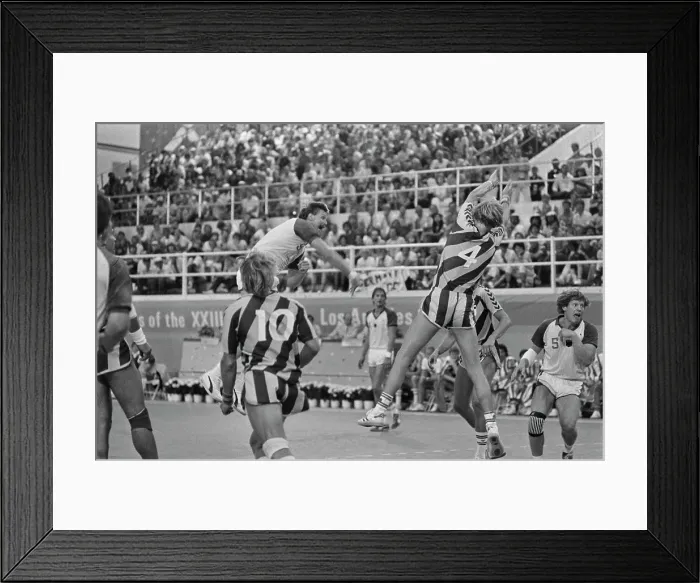 Framed Print : 1984 Summer Olympics - Men's Handball Framed Print : 1984 Summer Olympics - Men's Handball