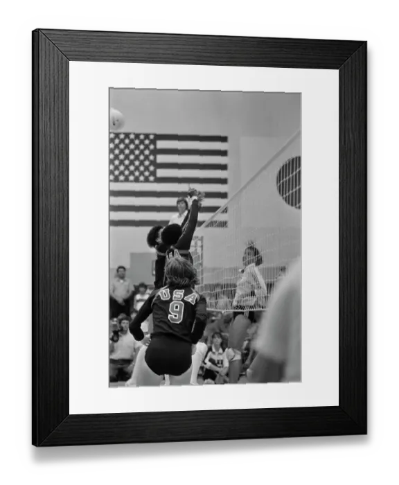 Framed Print : 1984 Summer Olympics - Women's Volleyball Framed Print : 1984 Summer Olympics - Women's Volleyball