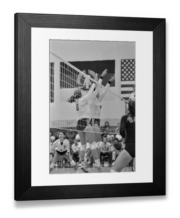 Framed Print : 1984 Summer Olympics - Women's Volleyball Framed Print : 1984 Summer Olympics - Women's Volleyball