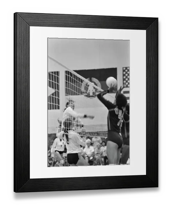 Framed Print : 1984 Summer Olympics - Women's Volleyball Framed Print : 1984 Summer Olympics - Women's Volleyball