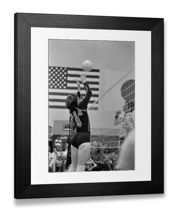 Framed Print : 1984 Summer Olympics - Women's Volleyball Framed Print : 1984 Summer Olympics - Women's Volleyball