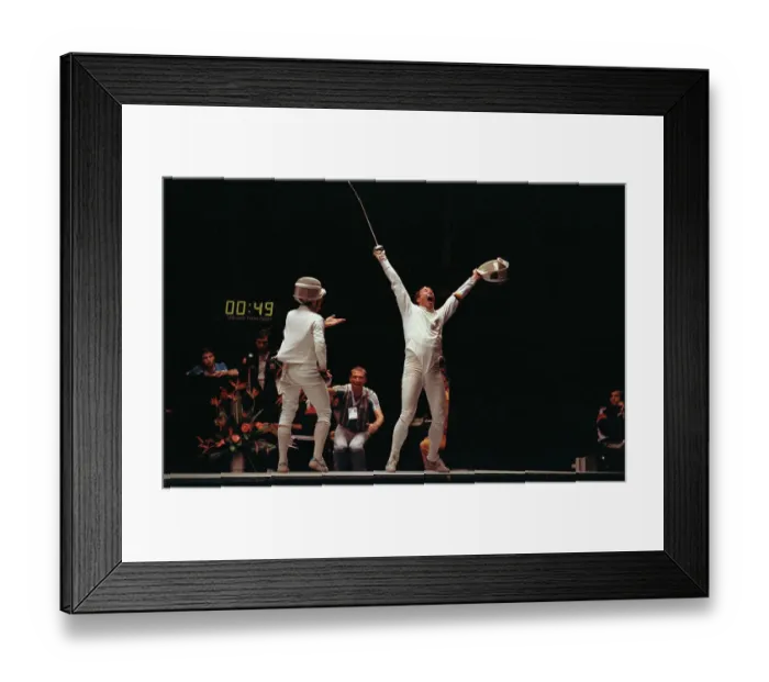 Framed Print : 1984 Summer Olympics - Fencing - Team Épée Framed Print : 1984 Summer Olympics - Fencing - Team Épée