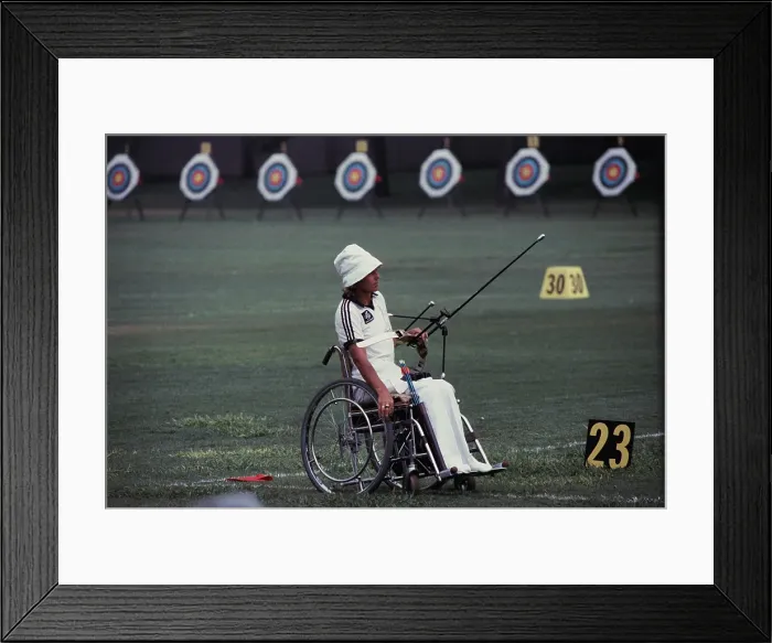 Framed Print : 1984 Summer Olympics - Archery - Women's Individual Event