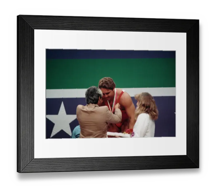 Framed Print : 1984 Summer Olympics - Middleweight Weightlifting Framed Print : 1984 Summer Olympics - Middleweight Weightlifting