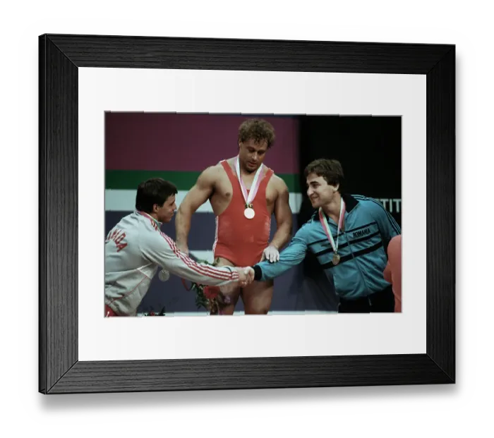 Framed Print : 1984 Summer Olympics - Middleweight Weightlifting Framed Print : 1984 Summer Olympics - Middleweight Weightlifting