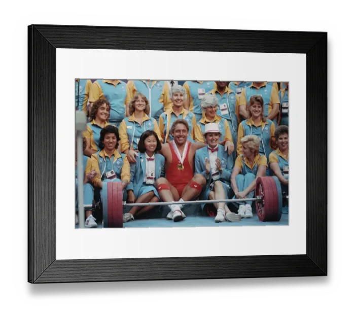 Framed Print : 1984 Summer Olympics - Middleweight Weightlifting Framed Print : 1984 Summer Olympics - Middleweight Weightlifting