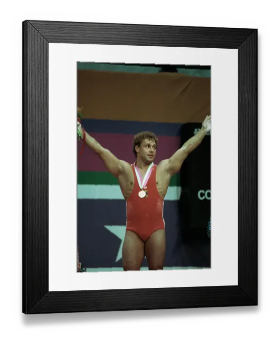 Framed Print : 1984 Summer Olympics - Middleweight Weightlifting Framed Print : 1984 Summer Olympics - Middleweight Weightlifting