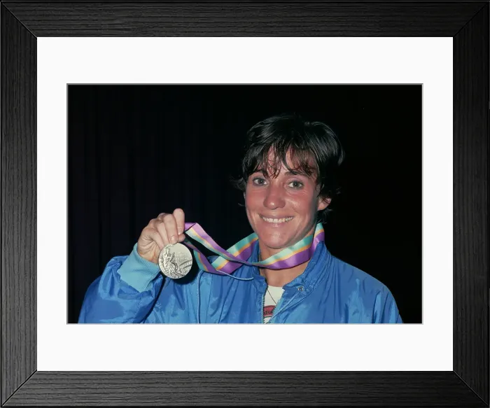 Framed Print : 1984 Summer Olympics - Women's Foil Framed Print : 1984 Summer Olympics - Women's Foil