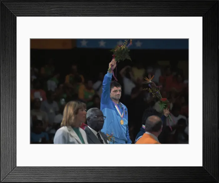 Framed Print : 1984 Summer Olympics - Men's Greco-Roman 57kg Framed Print : 1984 Summer Olympics - Men's Greco-Roman 57kg