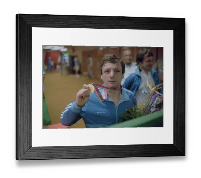 Framed Print : 1984 Summer Olympics - Men's Greco-Roman 57kg Framed Print : 1984 Summer Olympics - Men's Greco-Roman 57kg
