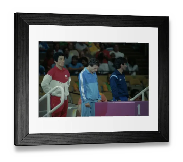 Framed Print : 1984 Summer Olympics - Men's Greco-Roman 57kg Framed Print : 1984 Summer Olympics - Men's Greco-Roman 57kg