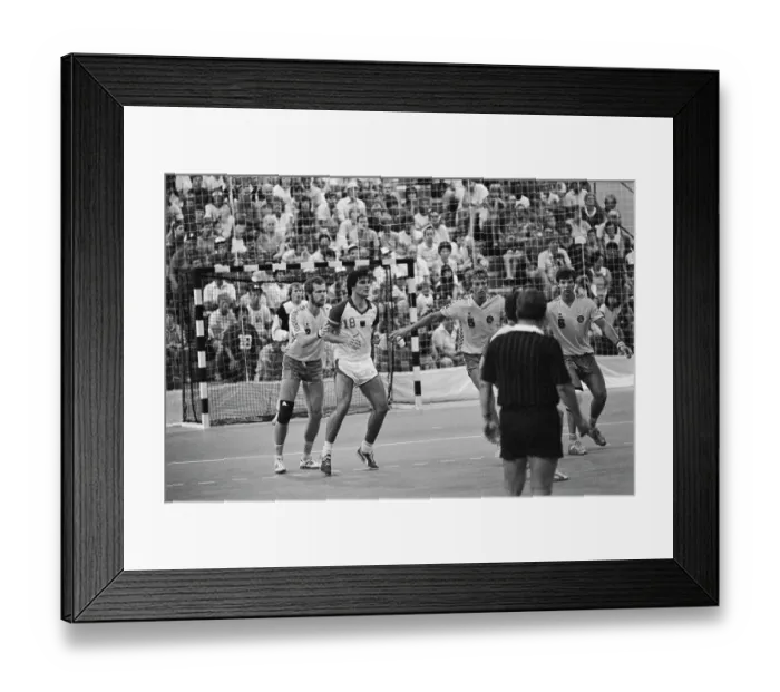 Framed Print : 1984 Summer Olympics - Men's Handball Match #8 Framed Print : 1984 Summer Olympics - Men's Handball Match #8