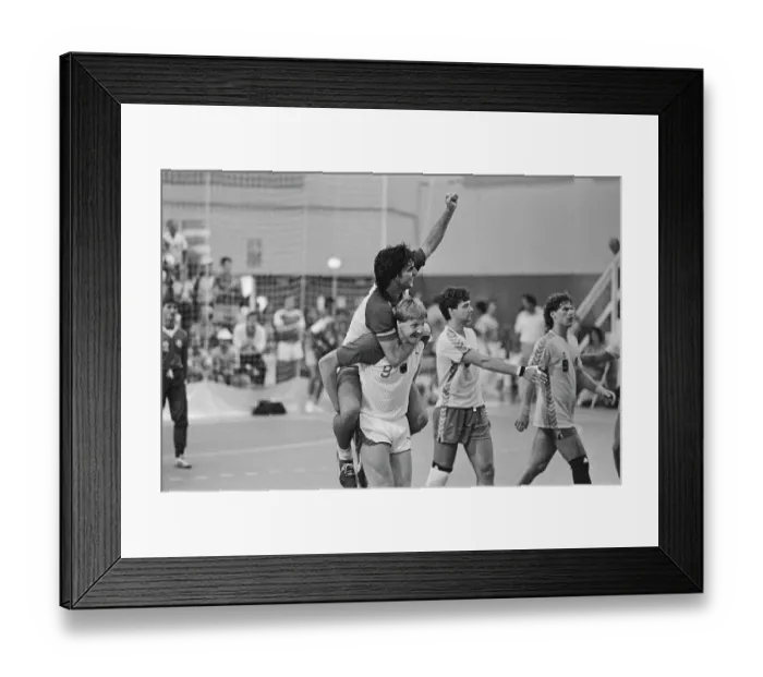 Framed Print : 1984 Summer Olympics - Men's Handball Match #8 Framed Print : 1984 Summer Olympics - Men's Handball Match #8