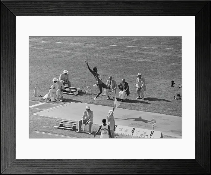 Framed Print : 1984 Summer Olympics - Men's Long Jump Framed Print : 1984 Summer Olympics - Men's Long Jump