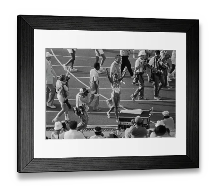 Framed Print : 1984 Summer Olympics - Women's 100 Metres Final Framed Print : 1984 Summer Olympics - Women's 100 Metres Final