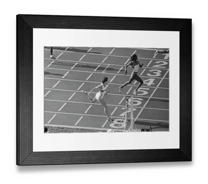 Framed Print : 1984 Summer Olympics - Women's 400 Metres Semifinal Framed Print : 1984 Summer Olympics - Women's 400 Metres Semifinal