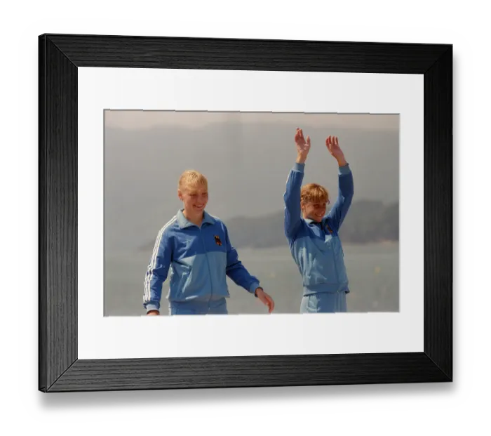 Framed Print : 1984 Summer Olympics - Women's K-2 500 Metres Canoeing Framed Print : 1984 Summer Olympics - Women's K-2 500 Metres Canoeing