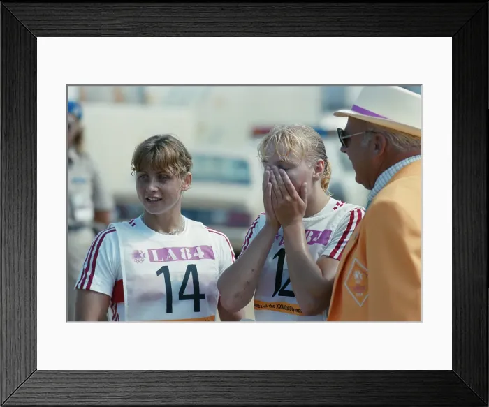 Framed Print : 1984 Summer Olympics - Women's K-2 500 Metres Canoeing Framed Print : 1984 Summer Olympics - Women's K-2 500 Metres Canoeing
