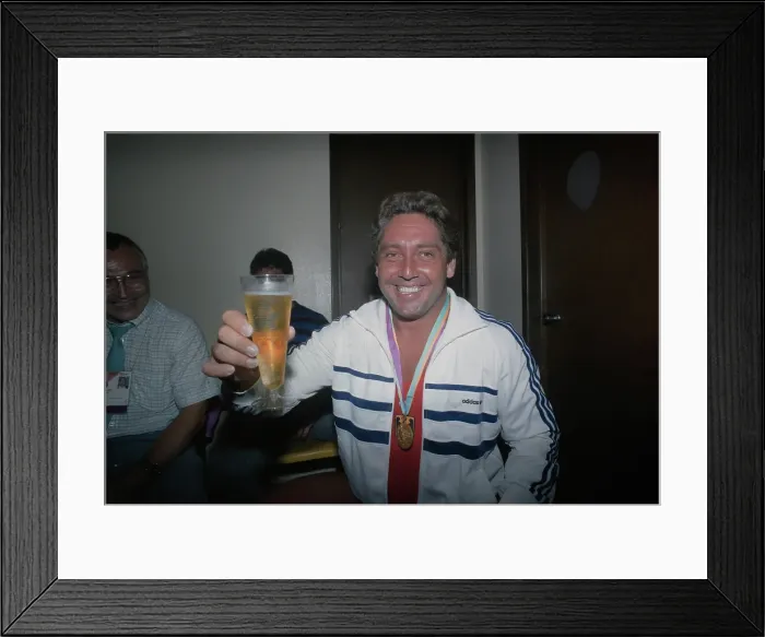 Framed Print : 1984 Summer Olympics - Men's 100kg Weightlifting Framed Print : 1984 Summer Olympics - Men's 100kg Weightlifting