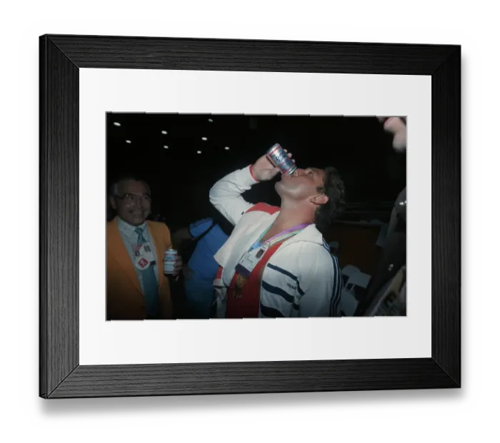 Framed Print : 1984 Summer Olympics - Men's 100kg Weightlifting Framed Print : 1984 Summer Olympics - Men's 100kg Weightlifting