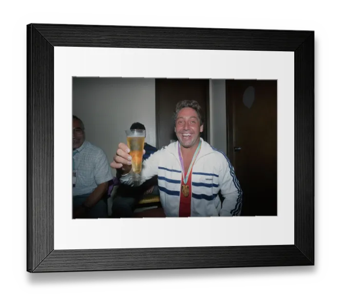 Framed Print : 1984 Summer Olympics - Men's 100kg Weightlifting Framed Print : 1984 Summer Olympics - Men's 100kg Weightlifting