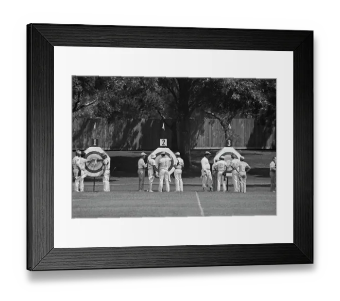 Framed Print : 1984 Summer Olympics - Archery Framed Print : 1984 Summer Olympics - Archery