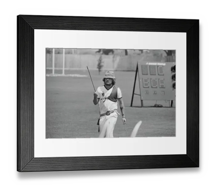 Framed Print : 1984 Summer Olympics - Archery - Men's Individual Event Framed Print : 1984 Summer Olympics - Archery - Men's Individual Event