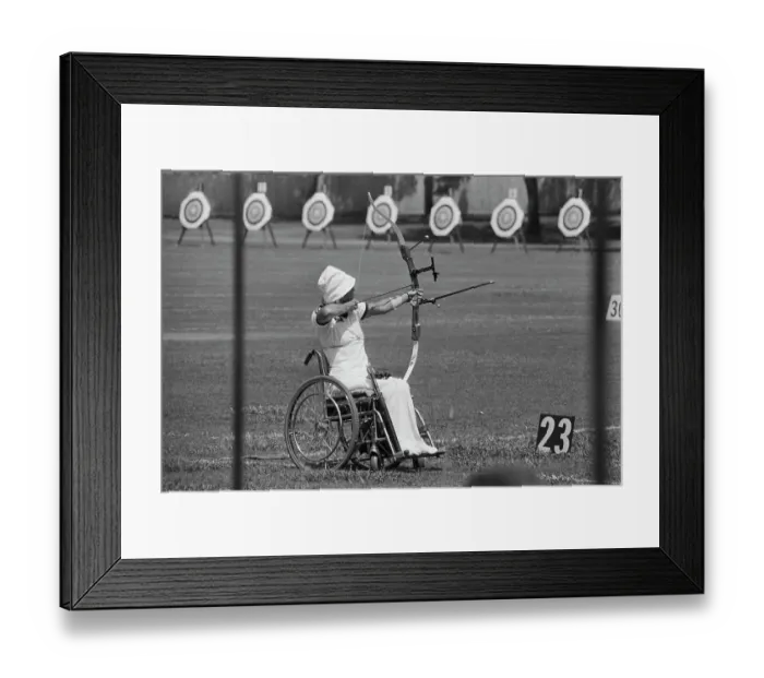 Framed Print : 1984 Summer Olympics - Archery - Women's Individual Event Framed Print : 1984 Summer Olympics - Archery - Women's Individual Event