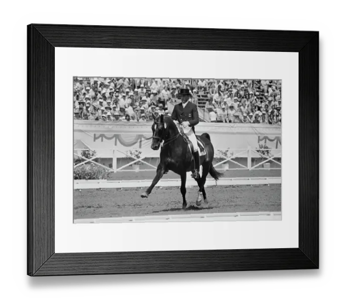 Framed Print : 1984 Summer Olympics - Individual Dressage Framed Print : 1984 Summer Olympics - Individual Dressage