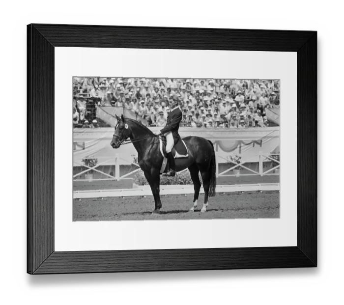 Framed Print : 1984 Summer Olympics - Individual Dressage Framed Print : 1984 Summer Olympics - Individual Dressage